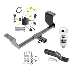 Trailer Tow Hitch For 15-23 Dodge Charger All Models Complete Package w/ Wiring and 2" Ball