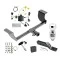 Trailer Tow Hitch For 15-23 Dodge Charger All Models Deluxe Package Wiring 2" Ball and Lock