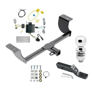 Trailer Tow Hitch For 15-23 Dodge Challenger Exc w/Quad Tip Exhaust Complete Package w/ Wiring and 2" Ball