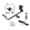 Trailer Tow Hitch For 15-23 Dodge Challenger Exc w/Quad Tip Exhaust Complete Package w/ Wiring and 2" Ball