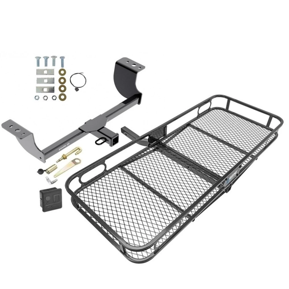 Trailer Tow Hitch For 05-23 Chrysler 300 08-23 Dodge Challenger 06-23 Charger 05-08 Magnum Basket Cargo Carrier Platform Hitch Lock and Cover