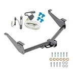 Trailer Hitch For 17-24 Nissan TITAN Exc XD Trims Tow Receiver w/ Wiring Harness Kit