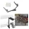 Trailer Hitch w/ 4 Bike Rack For 17-24 Nissan TITAN Except XD Trims Approved for Recreational & Offroad Use Carrier for Adult Woman or Child Bicycles Foldable
