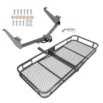 Trailer Tow Hitch For 17-24 Nissan TITAN Except XD Trims Basket Cargo Carrier Platform w/ Hitch Pin