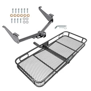 Trailer Tow Hitch For 17-24 Nissan TITAN Except XD Trims Basket Cargo Carrier Platform w/ Hitch Pin