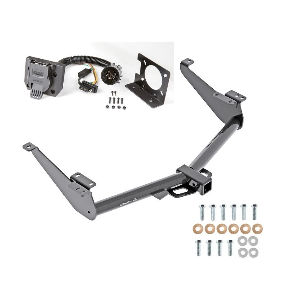 Trailer Tow Hitch w/ 7-Way RV Wiring For 17-24 Nissan Titan except XD Class 3 2" Towing Receiver Trailer Tow Hitch w/ 7-Way RV Wiring For 17-24 Nissan Titan except XD Class 3 2" Towing Receiver