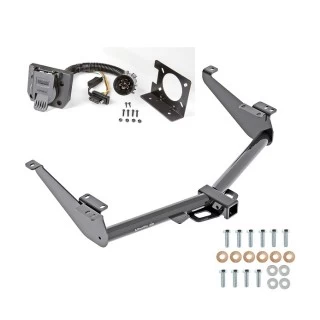 Trailer Tow Hitch w/ 7-Way RV Wiring For 17-24 Nissan Titan except XD Class 3 2" Towing Receiver Trailer Tow Hitch w/ 7-Way RV Wiring For 17-24 Nissan Titan except XD Class 3 2" Towing Receiver