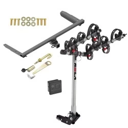 Trailer Tow Hitch For 18-26 Honda Odyssey 4 Bike Rack w/ Hitch Lock and Cover