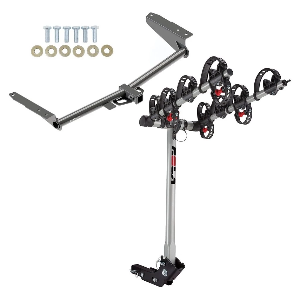 Trailer Tow Hitch For 18-26 Honda Odyssey w/ 4 Bike Carrier Rack