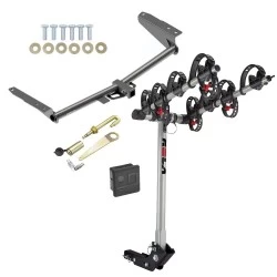 Trailer Tow Hitch For 18-26 Honda Odyssey 4 Bike Rack w/ Hitch Lock and Cover