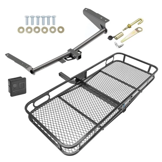 Trailer Tow Hitch For 18-24 Honda Odyssey All Styles Basket Cargo Carrier Platform Hitch Lock and Cover