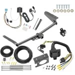 Trailer Hitch w/ 7-Way RV Wiring For 18-26 Honda Odyssey w/ Fuse Provisions Class 3 2" Receiver