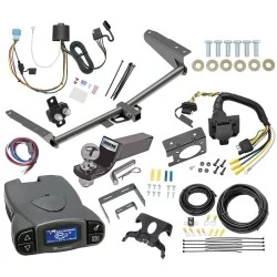 Trailer Hitch Tow Package Prodigy P3 Brake Control For 18-26 Honda Odyssey w/ Fuse Provisions w/ 7-Way RV Wiring 2" Drop Mount 2" Ball Class 3 2" Receiver Draw-Tite Tekonsha