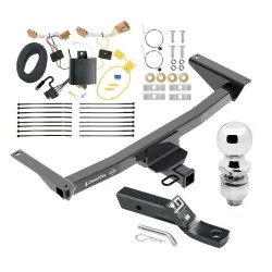 Trailer Tow Hitch For 18-25 Volkswagen Atlas Complete Package w/ Wiring and 2" Ball