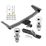 Trailer Tow Hitch For 18-19 VW Atlas 20-26 Except Cross Sport Receiver w/ 1-7/8" and 2" Ball