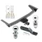 Trailer Tow Hitch For 18-19 VW Atlas 20-26 Except Cross Sport Receiver w/ 1-7/8" and 2" Ball