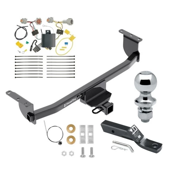 Trailer Tow Hitch For 17-19 Nissan Rogue Sport All Models w/ Wiring and 1-7/8" Ball