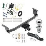 Trailer Tow Hitch For 20-22 Nissan Rogue Sport All Models w/ Wiring and 1-7/8" Ball