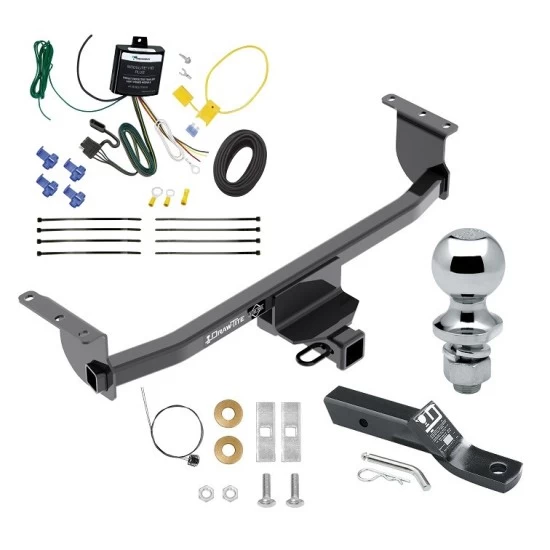 Trailer Tow Hitch For 20-22 Nissan Rogue Sport All Models w/ Wiring and 1-7/8" Ball