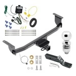 Trailer Tow Hitch For 20-22 Nissan Rogue Sport All Models w/ Wiring and 2" Ball