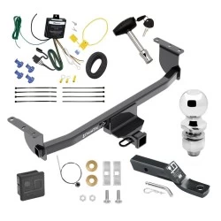 Trailer Tow Hitch For 20-22 Nissan Rogue Sport All Models Deluxe Package Wiring 2" Ball and Lock