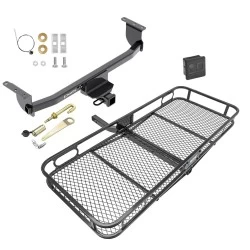 Trailer Tow Hitch For 17-22 Nissan Rogue Sport Basket Cargo Carrier Platform Hitch Lock and Cover
