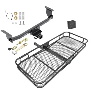 Trailer Tow Hitch For 17-22 Nissan Rogue Sport Basket Cargo Carrier Platform Hitch Lock and Cover