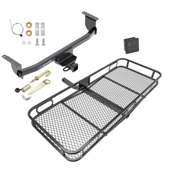 Trailer Tow Hitch For 17-22 Nissan Rogue Sport Basket Cargo Carrier Platform Hitch Lock and Cover