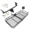 Trailer Tow Hitch For 17-22 Nissan Rogue Sport Basket Cargo Carrier Platform Hitch Lock and Cover