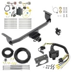 Trailer Hitch w/ 7-Way RV Wiring For 17-19 Nissan Rogue Sport All Models Class 3 2" Receiver