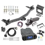 Trailer Hitch Tow Package Prodigy P3 Brake Control For 18-23 Chevrolet Traverse 2024 Limited 18-24 Buick Enclave All Models w/ 7-Way RV Wiring 2" Drop Mount 2" Ball Class 3 2" Receiver Draw-Tite Tekonsha