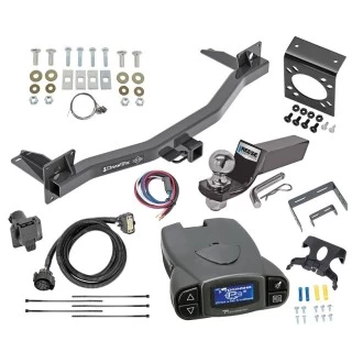 Trailer Hitch Tow Package Prodigy P3 Brake Control For 18-23 Chevrolet Traverse 2024 Limited 18-24 Buick Enclave All Models w/ 7-Way RV Wiring 2" Drop Mount 2" Ball Class 3 2" Receiver Draw-Tite Tekonsha