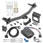 For 2018-2023 Buick Enclave Trailer Hitch Tow PKG w/ Pro Series Pilot Brake Control + Generic BC Wiring Adapter + 7-Way RV Wiring By Draw-Tite