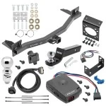 For 18-23 Chevrolet Traverse 2024 Limited 18-24 Buick Enclave All Models Trailer Hitch Tow PKG w/ Pro Series Pilot Brake Control + Generic BC Wiring Adapter + 7-Way RV Wiring + 2" & 2-5/16" Ball & Drop Mount By Draw-Tite