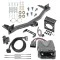For 2018-2023 Chevrolet Traverse Trailer Hitch Tow PKG w/ Tekonsha Brakeman IV Brake Control + Generic BC Wiring Adapter + 7-Way RV Wiring By Draw-Tite