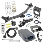 For 2018-2023 Chevrolet Traverse Trailer Hitch Tow PKG w/ Tekonsha Prodigy P2 Brake Control + 7-Way RV Wiring + 2" & 2-5/16" Ball & Drop Mount By Draw-Tite