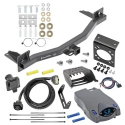 For 2018-2023 Chevrolet Traverse 2024 Limited Trailer Hitch Tow PKG w/ Tekonsha Prodigy P2 Brake Control + 7-Way RV Wiring By Draw-Tite