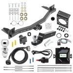 For 2018-2023 Chevrolet Traverse Trailer Hitch Tow PKG w/ Tekonsha Prodigy iD Bluetooth Wireless Brake Control + 7-Way RV Wiring + 2" & 2-5/16" Ball & Drop Mount By Draw-Tite
