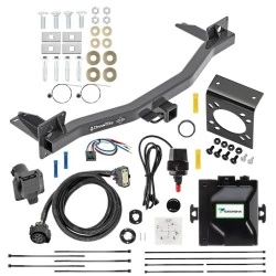 For 2018-2023 Chevrolet Traverse 2024 Limited Trailer Hitch Tow PKG w/ Tekonsha Prodigy iD Bluetooth Wireless Brake Control + 7-Way RV Wiring By Draw-Tite