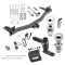 For 2018-2023 Buick Enclave Trailer Hitch Tow PKG w/ 4-Flat Wiring Harness + Adjustable Drop Rise Ball Mount + Pin/Clip + 2" Ball + 1-7/8" Ball + Dual Hitch & Coupler Locks By Draw-Tite