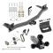 For 2018-2023 Buick Enclave Trailer Hitch Tow PKG w/ 4-Flat Wiring Harness + Triple Ball Ball Mount 1-7/8" & 2" & 2-5/16" Trailer Balls + Pin/Clip + Wiring Bracket By Draw-Tite