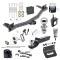 For 2018-2023 Buick Enclave Trailer Hitch Tow PKG w/ 4-Flat Wiring + Starter Kit Ball Mount w/ 2" Drop & 2" Ball + 1-7/8" Ball + Wiring Bracket + Dual Hitch & Coupler Locks + Hitch Cover + Wiring Tester + Ball Lube +Electric Grease 