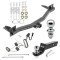 For 2018-2023 Buick Enclave Trailer Hitch Tow PKG w/ 4-Flat Wiring + Starter Kit Ball Mount w/ 2" Drop & 2" Ball + 1-7/8" Ball By Draw-Tite