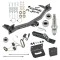 For 2018-2023 Chevrolet Traverse Trailer Hitch Tow PKG w/ 4-Flat Wiring + Ball Mount w/ 2" Drop + Interchangeable Ball 1-7/8" & 2" & 2-5/16" + Wiring Bracket + Dual Hitch & Coupler Locks + Hitch Cover By Draw-Tite