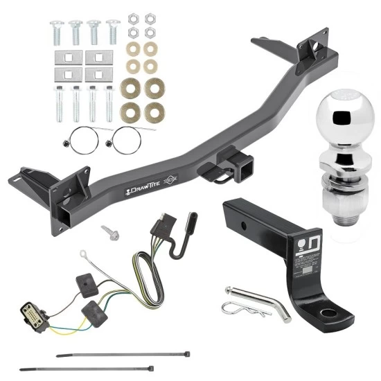 For 2018-2023 Buick Enclave Trailer Hitch kit by: Draw-Tite For 2018-2023 Buick Enclave Trailer Hitch Tow PKG w/ 4-Flat Wiring + Ball Mount w/ 4" Drop + 2" Ball By Draw-Tite
