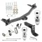 For 2018-2023 Buick Enclave Trailer Hitch Tow PKG w/ 4-Flat Wiring + Ball Mount w/ 4" Drop + 2" Ball + 2-5/16" Ball By Draw-Tite