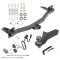 For 2018-2023 Chevrolet Traverse Trailer Hitch Tow PKG w/ 4-Flat Wiring + Interlock Tactical Starter Kit w/ 2" Drop & 2" Ball By Draw-Tite