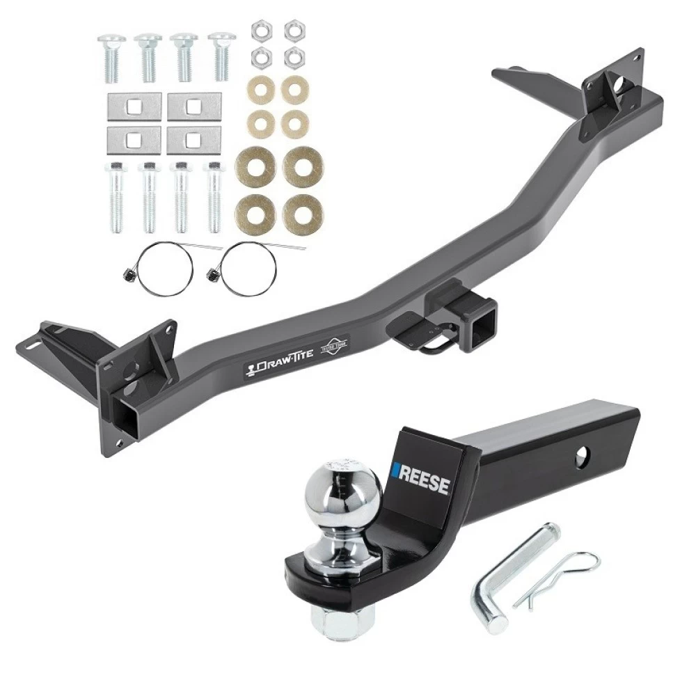 For 2018-2023 Buick Enclave Trailer Hitch Tow PKG w/ Starter Kit Ball Mount w/ 2" Drop & 2" Ball By Draw-Tite