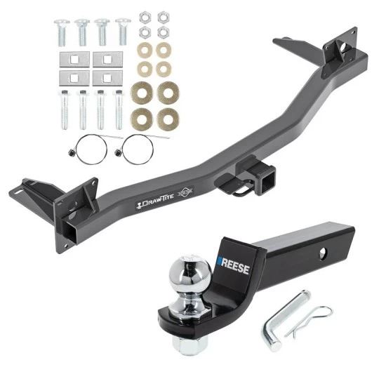 For 2018-2023 Buick Enclave Trailer Hitch Tow PKG w/ Starter Kit Ball Mount w/ 2" Drop & 2" Ball By Draw-Tite