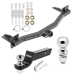 For 2018-2023 Chevrolet Traverse 2024 Limited Trailer Hitch Tow PKG w/ Starter Kit Ball Mount w/ 2" Drop & 2" Ball + 2-5/16" Ball By Draw-Tite
